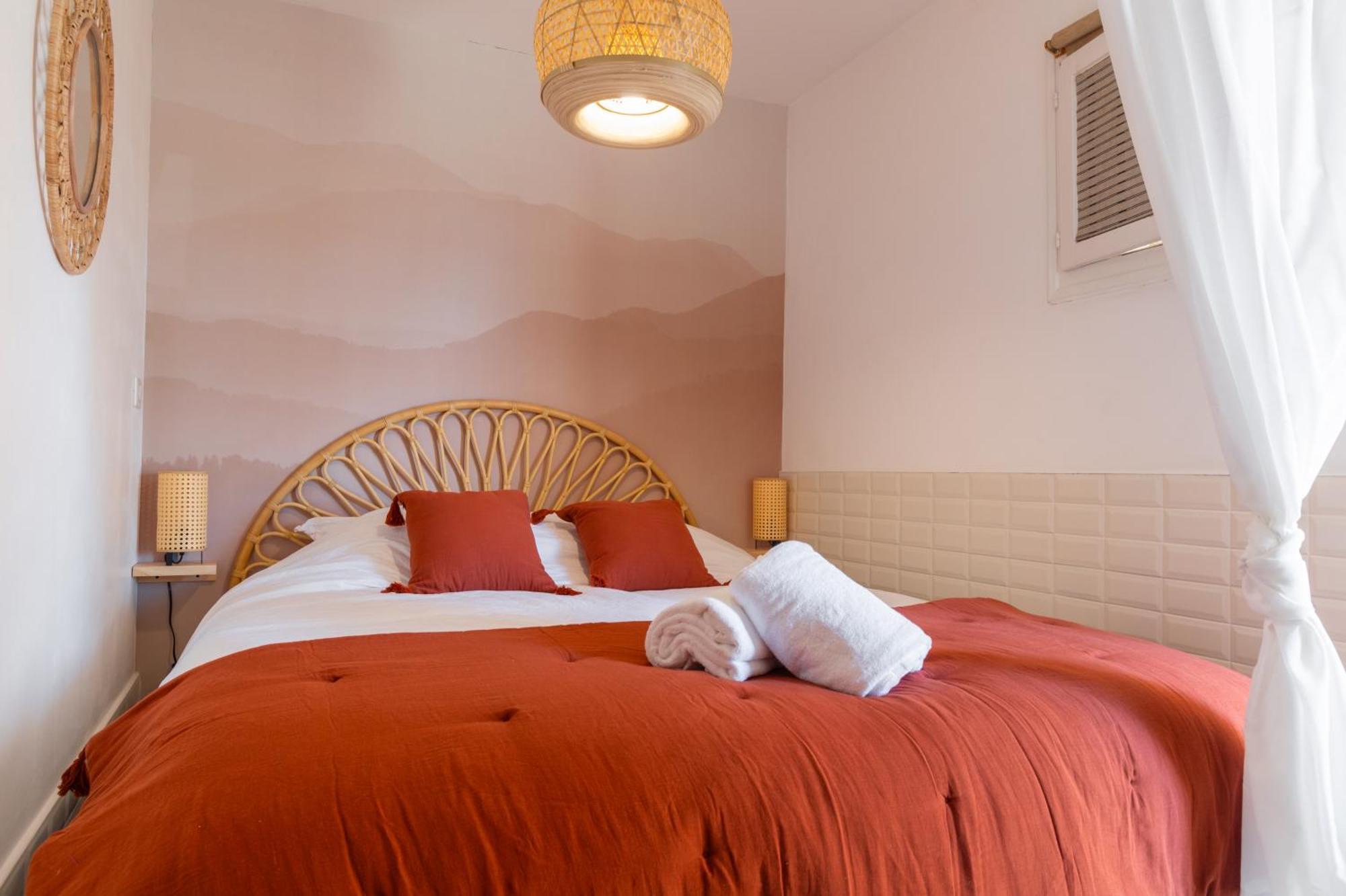Appart Cosy, Piscine, Clim, Parking Prive - Proche Plage - Arrivee Autonome - Lit Queen Size Ла-Сейн-сюр-Мер Экстерьер фото